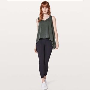 Lululemon Watch Me Flip TankHeathered Black No Size Tag Large